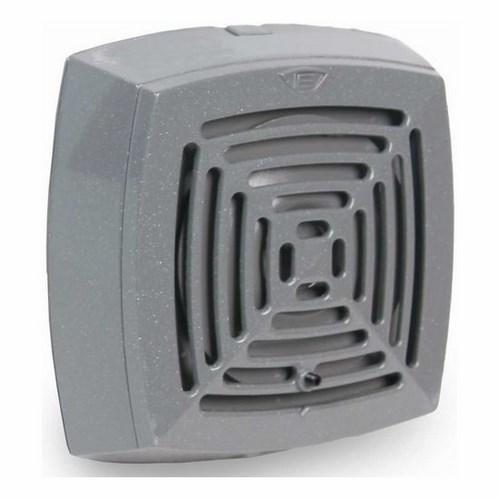 Edwards Signaling AdaptaHorn 874-G5 Grille Heavy Duty Vibrating Horn, 24 V AC, 0.63 A, 113/103 dB, Indoor, Surface Mounting, Gray, Specifications Met: UL Listed, FM Approved