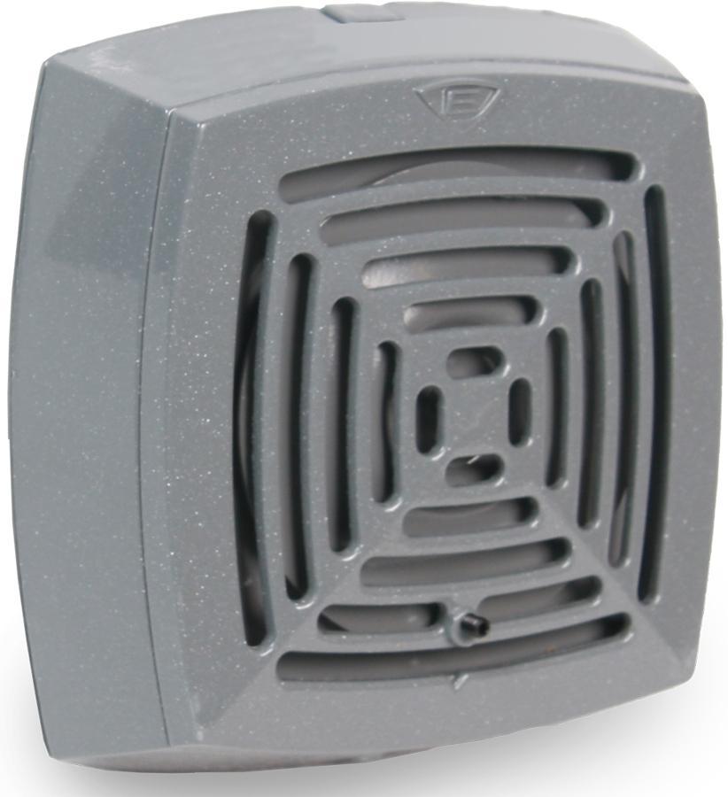 Edwards Signaling AdaptaHorn 874-R5 Grille Heavy Duty Vibrating Horn, 240 V AC, 0.07 A, 113/103 dB, Indoor, Surface Mounting, Gray, Specifications Met: UL Listed, FM Approved