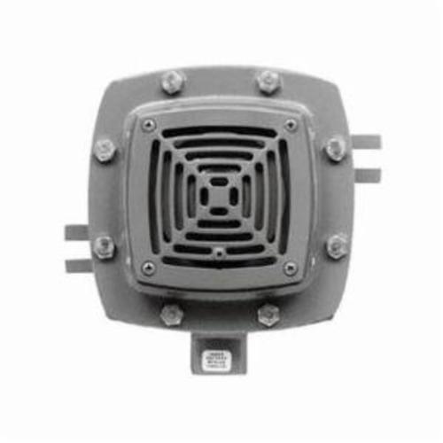 Edwards Signaling 879DEX-G1 High Decibel Vibrating Horn, 32 V DC, 0.16 A, 97 dB Sound, Surface Mount, UL Listed, Gray