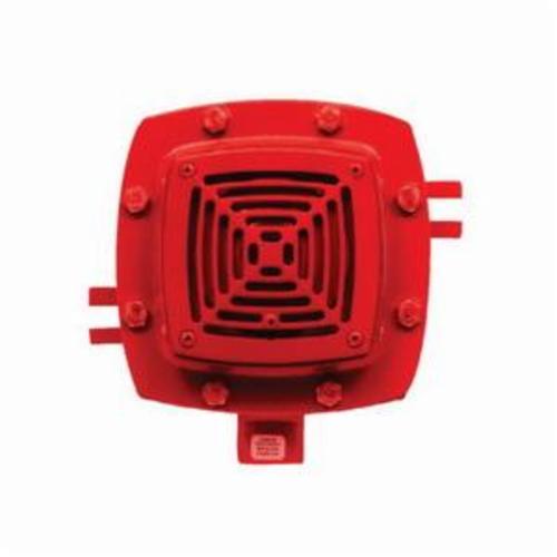 Edwards Signaling 889D-AW 870EX High Decibel Vibrating Horn, 20 to 24 V DC, 0.16 A, 84 dB Sound, Surface Mount, UL Listed for Class I, Division 1 and 2, Groups B, C, and D, Class II, Division 1, 2, Groups E, F, G, Class III, Red