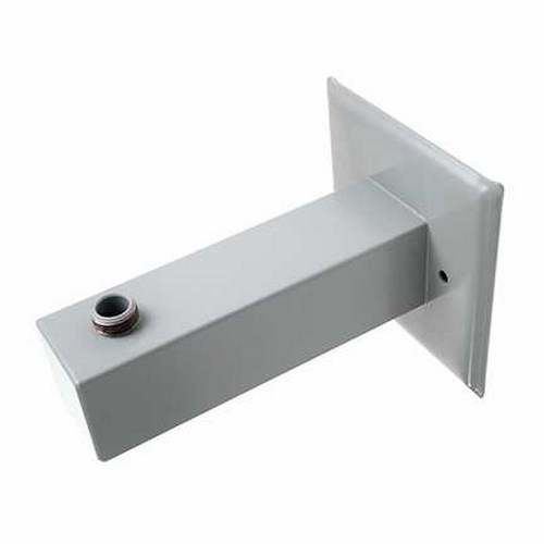 Edwards Signaling WBR Wall Mount Bracket, For Use With Surface Installed 1/2 in or 3/4 in Conduit or Concealed Wiring, 4 in Square/Octagon Electrical Box/Outdoor Box, Steel, Gray