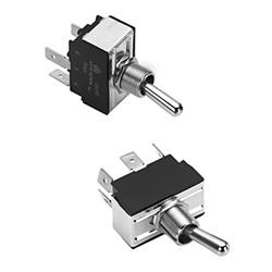McGill 01210009N 121 Multi-Pole Toggle Switch, 125/250 V AC, 15/10 A, 3/4 hp Power Rating, DPST Contact
