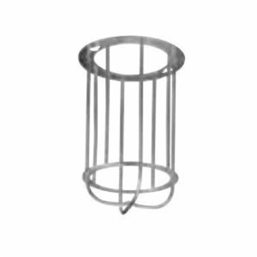 McGill 1438 Heavy Duty Closed Bottom Wall Wire Lamp Guard, For Use With 100 W Bulb, 3-1/2 in Dia Collar, Steel