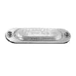 Appleton 190IG Form-IN-Place Conduit Body Cover With Integral Gasket, 1/2 in Hub, For Use With FM9™ Aluminum Unilet® Conduit Outlet Bodies, Cast Aluminum, Natural