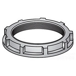 O-Z/Gedney 2-150 Type 2 Non-Grounding Conduit Bushing, 1-1/2 in Trade, Malleable Iron, Zinc Plated