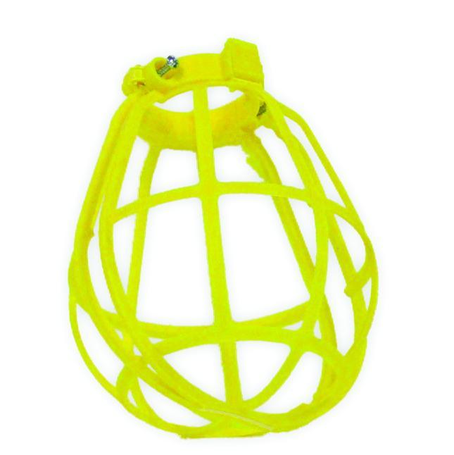 McGill 2250S Single Replacement Cage With Screw Collar, For Use With String-O-Lights/A-23 Bulb, Plastic, Yellow