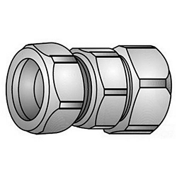 O-Z/Gedney 30-200 Type 30 Set Screw Coupling, 2 in, For Use With Threadless Rigid/IMC Conduit, Malleable Iron, Zinc Plated