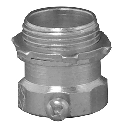 Appleton ETP™ 4100US 4000US Conduit Connector, 1 in Trade, For Use With EMT Conduit/Raceway, Steel, Electro-Plated Zinc