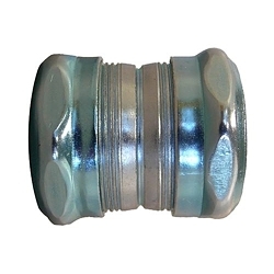 Appleton ETP™ 6125GSR 6000GSR Gland Compression Coupling, 1-1/4 in, For Use With EMT Raceway, Steel, Zinc Electroplated