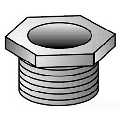 O-Z/Gedney 7-400 Type 7 Bushed Conduit Nipple, 4 in, For Use With IMC/Rigid Conduit, Malleable Iron, Electro-Plated Zinc