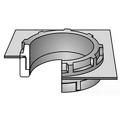 O-Z/Gedney ABB-50 Type ABB Conduit Bushing, 1/2 in Trade, Phenolic