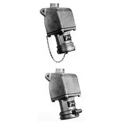 Appleton Powertite® ADRE6044-125 3-Phase Grounding Style 1 Pin and Sleeve Receptacle With AEE Mounting Box, 600 V AC/250 V DC, 60 A, 4 Poles, 4 Wires