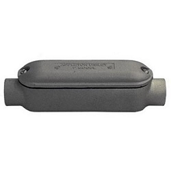 Appleton Mogul UNILETS™ BC125-M NEC 8x Type-C Conduit Outlet Body With Cover and Gasket, 1-1/4 in Hub, 50 cu-in, Malleable Iron, Triple Coated