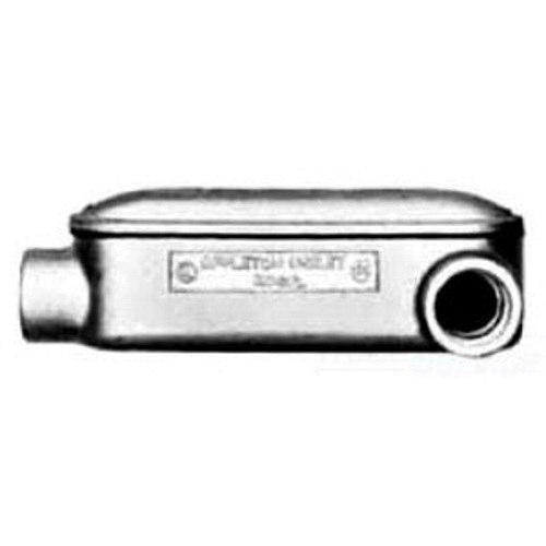Appleton Mogul UNILETS™ BLL125-M NEC 6x Type LL Conduit Outlet Body With Cover and Gasket, 1-1/4 in Hub, 42 cu-in, Malleable Iron, Triple Coated