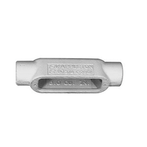 Appleton UNILETS™ C78 Type-C Conduit Outlet Body, 2-1/2 in Hub, Form 8 Form, 200 cu-in Capacity, Grayloy Iron, Triple Coated