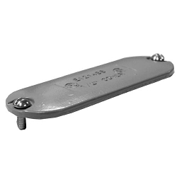 Appleton NEER™ CC-50 Conduit Body Cover, 1/2 in Hub, For Use With Series LBD/LRD/LLD/LC/TC/SS/D Rigid and IMC Conduit Body, Die Cast Aluminum, Epoxy Powder Coated