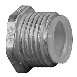 Appleton NEER™ CNI-400 Bushed Conduit Nipple With Insulated Throat, 1-1/4 in, For Use With IMC/Rigid Conduit Fittings, Die Cast Zinc
