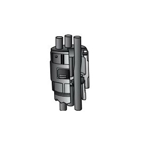 O-Z/Gedney CRC-300 Type CRC Conduit Body With Compound Chamber, 3 in, For Use With Threaded RMC Conduit, Ductile/Malleable Iron, Hot Dipped Galvanized