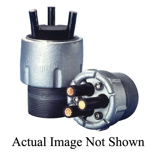 O-Z/Gedney CSBG-150P-0 Type CSBG Explosionproof Conduit Sealing Bushing, 1-1/2 in Conduit, (1) 0.78 in, (2) 0.59 in, (3) 0.54 in, (4) 0.44 in AC Cable