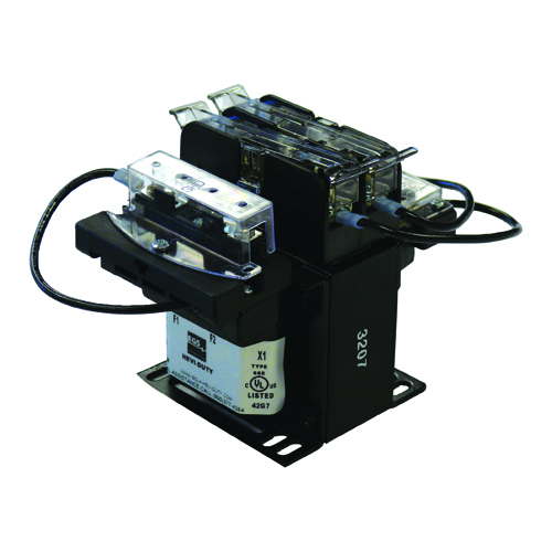 SolaHD E500WA SBE Type 3AG Encapsulated Control Transformer With Finger Safe Cover, 240/480 V AC Primary, 120 VAC Secondary, 0.5 kVA Power Rating, 50/60 Hz, 1 Phase