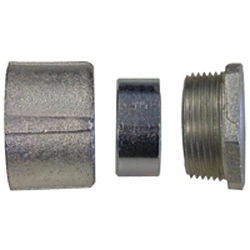 Appleton EC-250 3-Piece Concretetight Conduit Union, 2-1/2 in, 90 deg, Malleable Iron