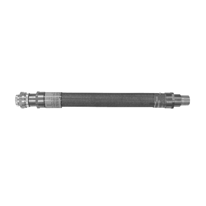 O-Z/Gedney ECLK-50-33 Dust-Ignitionproof Explosionproof Flexible Watertight Conduit Coupling, 1/2 in, For Use With IMC/Threaded Rigid Metallic Conduit, Brass/Bronze, Natural