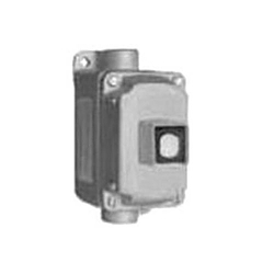 Appleton EFDB175U1 1-Gang 1-Circuit Dead End Pushbutton Control Station, 600 V AC, 10 A, 1NO-1NC Contact, 1 Operators, NEMA 3/7CD/9EFG NEMA Rating