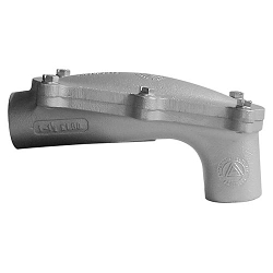 Appleton UNILETS® ELBD150 Dust-Ignitionproof Explosionproof Pulling Raintight Conduit Elbow, 1-1/2 in Trade, 90 deg, Malleable Iron, Triple Coated