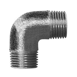 Appleton UNILETS® ELM90-75 Dust-Ignitionproof Explosionproof Conduit Elbow, 3/4 in Trade, 90 deg, Malleable Iron, Zinc Electroplated