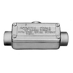 Appleton UNILETS® ERT75 T-Style Dust-Ignitionproof Explosionproof Conduit Outlet Box With Cover, 3/4 in, Triple Coated