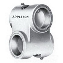 Appleton UNILETS™ ESD75 Dust Ignition/Explosionproof Lighting Fixture Swivel Hanger, 3/4 in, For Use With Threaded Metal Conduit, Rigid Fixture Hangers Where Fixture Stem is More Than 12 in L, Malleable Iron