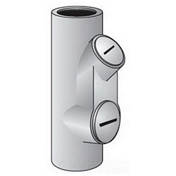 O-Z/Gedney EYA-75A Type EYA Vertical/Horizontal Sealing Fitting, 3/4 in, For Use With IMC/Threaded Rigid Conduit, Aluminum, Zinc Electroplated