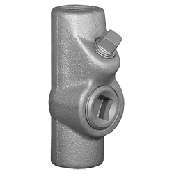 Appleton UNILETS® EYF-100 Dust-Ignitionproof Explosionproof Raintight Conduit Sealing Fitting, 1 in, For Use With IMC/Threaded Rigid Metallic Conduit, Malleable Iron, Triple Coated