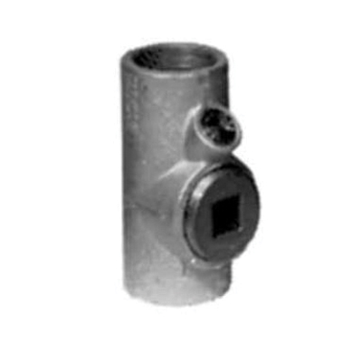 Appleton UNILETS™ EYM250-AL Conduit Sealing Fitting, 2-1/2 in, For Use With Threaded Rigid Metal Conduit and IMC, Almag 35 Aluminum, Epoxy Powder Coated
