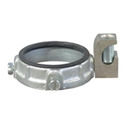 Appleton GIB-50LS-4AC GIB-LS-AC Grounding Bushing With Aluminum Lay-In-Lug, 14 to 4 AWG AC Cable, 1/2 in Trade, Malleable Iron, Zinc Electroplated