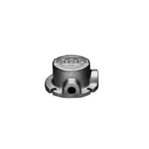 Appleton UNILETS® GRFL-100LC L-Style Dust-Ignitionproof Explosionproof Conduit Outlet Box With Cover, 1 in, 3.38 in Cover Opening, 18 cu-in Capacity, Triple Coated