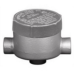 Appleton UNILETS® GRJCA75 Dust-Ignitionproof Explosionproof Raintight Conduit Outlet Box, 3/4 in, 2.13 in Cover Opening, 7.3 cu-in, Triple Coated
