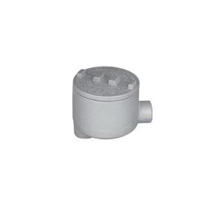 O-Z/Gedney GUALB-150A Style LB Form 3 Dust-Ignitionproof Explosionproof Conduit Outlet Box, 1-1/2 in, 5-3/16 in Cover Opening, 69.3 cu-in Capacity, Lacquer