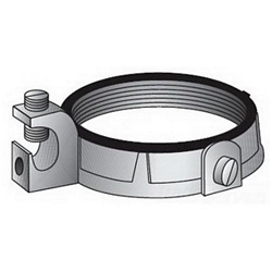 O-Z/Gedney IBC-125L-20AC Type IBC-L-AC Grounding Bushing, 14 to 2/0 AWG AC Cable, 1-1/4 in Trade, Aluminum/Malleable Iron/Steel, Zinc/Tin Plated