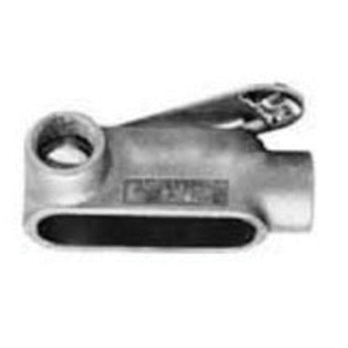 Appleton UNILETS™ L27SA Type L Conduit Outlet Body, 3/4 in Hub, Form 7 Form, 9 cu-in Capacity, Cast Aluminum, Epoxy Powder Coated