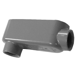 Appleton NEER™ LB-250-D Type LB Conduit Outlet Body, 3 in Hub, 153 cu-in Capacity, Die-Cast Aluminum, Epoxy Powder Coated