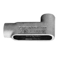 Appleton UNILETS™ LB37 Type LB Conduit Outlet Body, 1 in Hub, 7, 11 cu-in, Grayloy Iron, Triple Coated