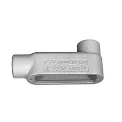 Appleton UNILETS™ LB448 Type LB Conduit Outlet Body, 1-1/4 in Hub, 8, 24 cu-in, Grayloy Iron, Triple Coated