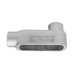 Appleton UNILETS™ LB500-M Type LB Conduit Outlet Body, 5 in Hub, 35, 756 cu-in, Malleable Iron, Triple Coated