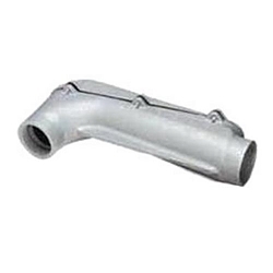 O-Z/Gedney LB6X-300M Type LB Mogul Conduit Outlet Body With Cover, 3 in Hub, 345 cu-in Capacity, Malleable Iron, Triple Coated