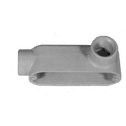 Appleton UNILETS™ LR100A Type LR Conduit Outlet Body, 1 in Hub, Form 85 Form, 11.8 cu-in Capacity, Pressure Cast Aluminum, Epoxy Powder Coated