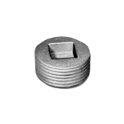 O-Z/Gedney PLG250CA Explosionproof Recessed Head Threaded Conduit Close-Up Plug, 2-1/2 in, For Use With Conduit Outlet Box/Hub, Copper-Free Aluminum, Natural