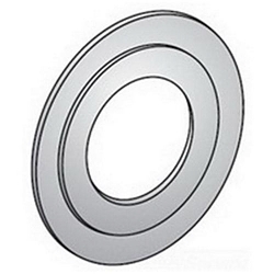 O-Z/Gedney RW-28S Type RW Reducing Washer, 3 x 2 in, For Use With IMC/Rigid Conduit, Steel, Pre-Galvanized Zinc