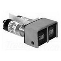 Appleton SPBBU2DBL Double Push Button Switch With Guard, 1/2 in NPSM, 1NO-1NC Contact