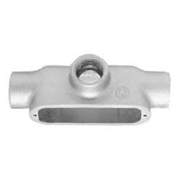 Appleton UNILETS™ T50-M Type T Conduit Outlet Body, 1/2 in Hub, Form 35 Form, 6 cu-in Capacity, Malleable Iron, Triple Coated